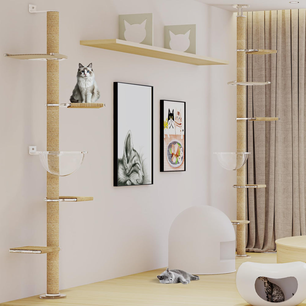 CloudPET Arbre-chat surface sisal naturelle idéale pour griffage quotidien
