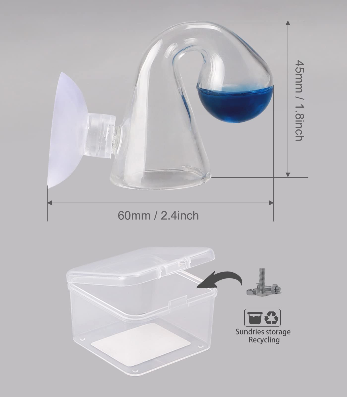 Clscea accessoires inclus, ensemble pratique pour démarrage CO2.