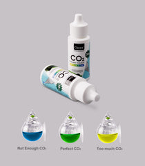Clscea Indicateur CO2: lecture couleur bleu/vert pour équilibre plantes.