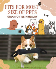 Jouet durable en lin Clysoru pour chiens actifs