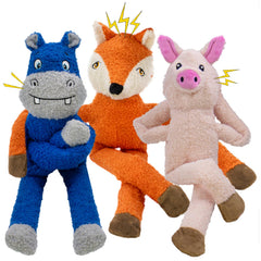 Jouet cochon rose CneeeeeB, peluche interactive parfait pour divertir votre chien.