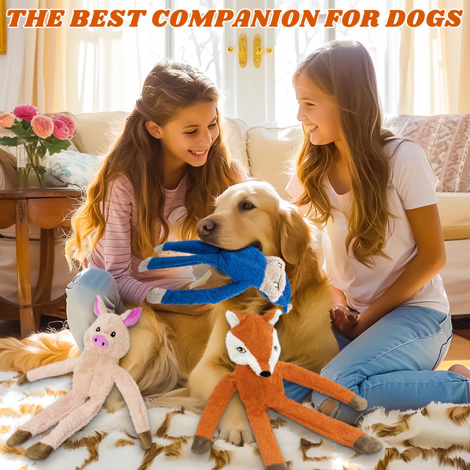 Jouet peluche CneeeeeB, usage quotidien pour occuper votre chien.