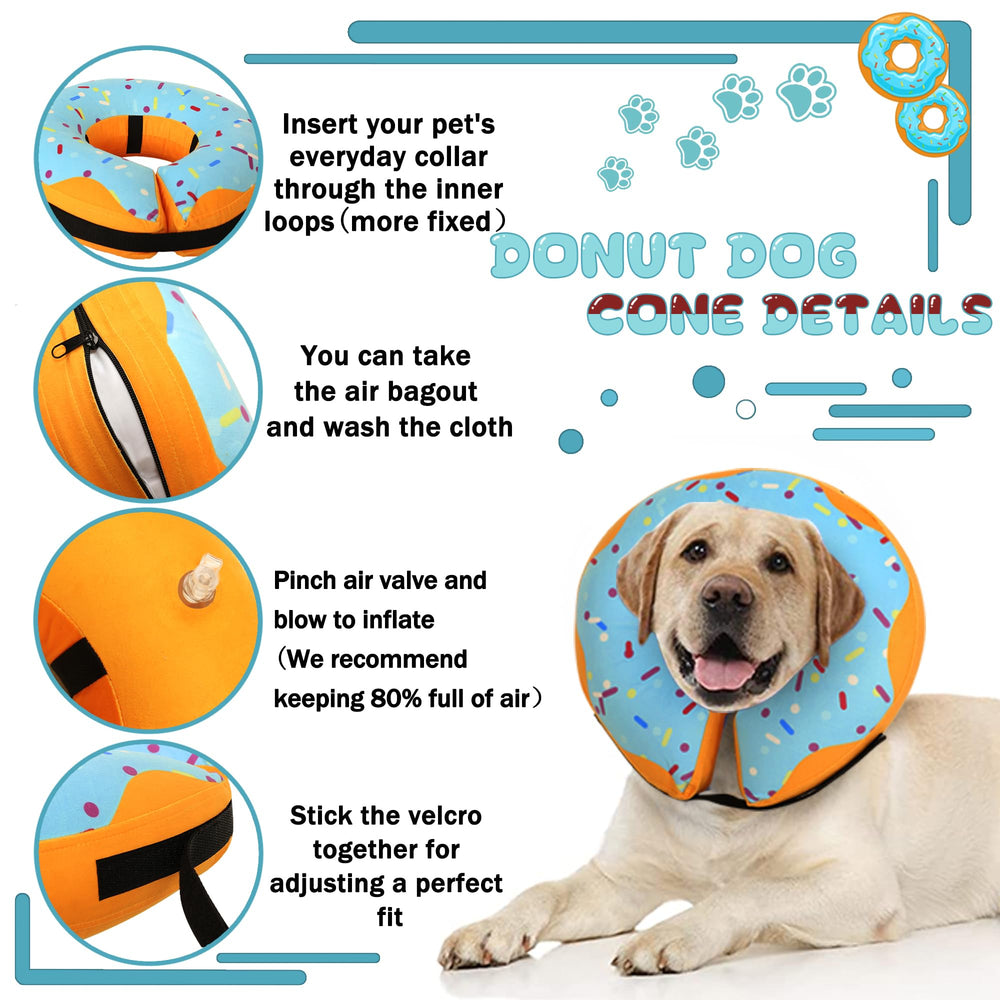 Confort et protection avec le collier gonflable Cneo, pratique en déplacement.