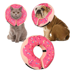 Cneo collier donut gonflable rose vue avant, confort accru pour récupération