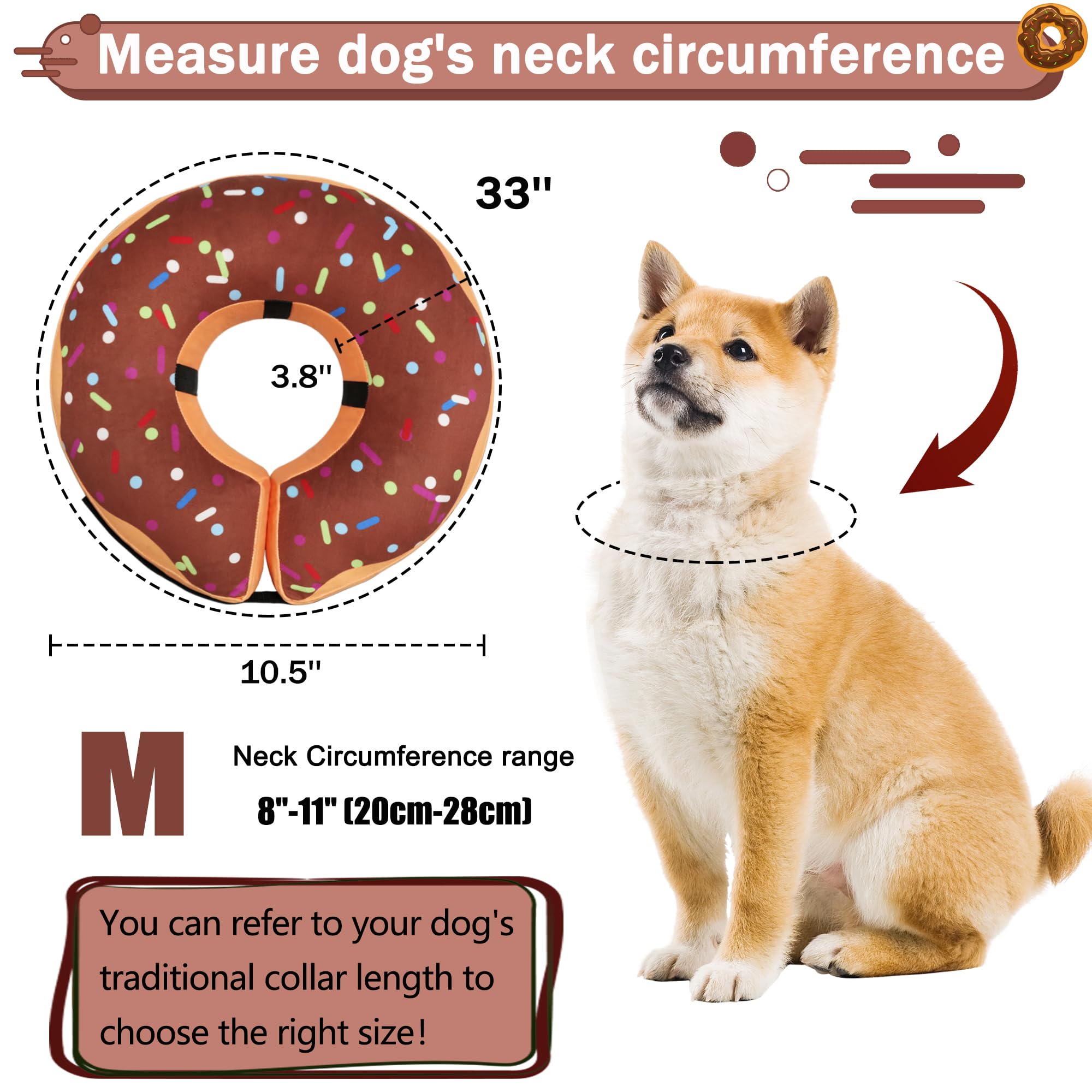 Collier donut Cneo laisse la vision dégagée, plus de confort.