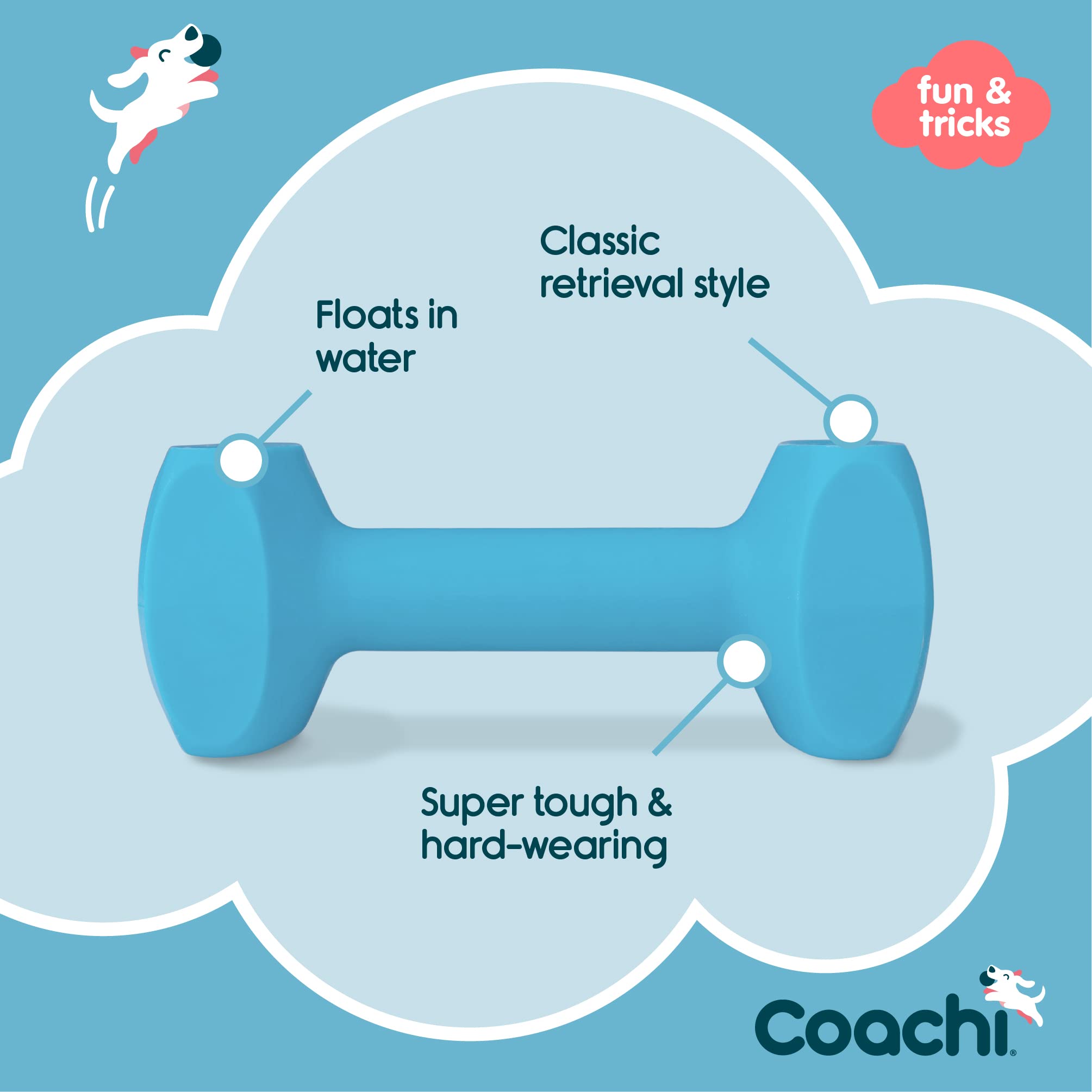 Haltère Coachi pour recherche à longue distance, entraînement efficace