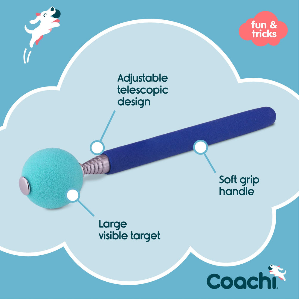 Coachi Target Stick rétracté à 15 cm, facile à transporter dans la poche.