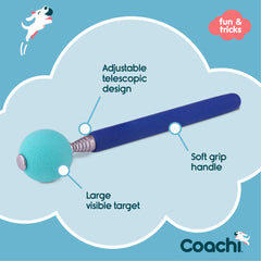 Coachi Target Stick rétracté à 15 cm, facile à transporter dans la poche.