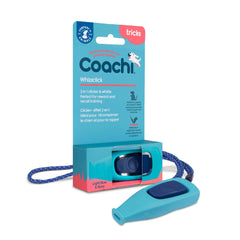 Coachi Whizzclick en ensemble: outil d'entraînement 2-en-1 pour rappel et récompense.