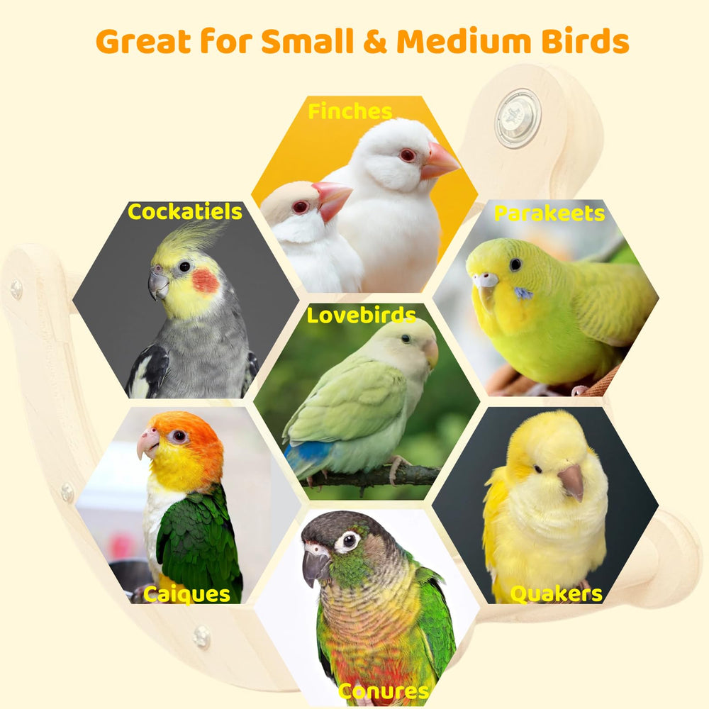 Coalinker accessoire cage oiseaux enrichissant l’activité et l’éveil