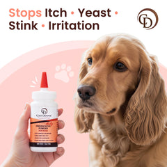 COAT DEFENSE Poudre-absorption-humidite, aide à réduire l'odeur et garder le pelage sec.