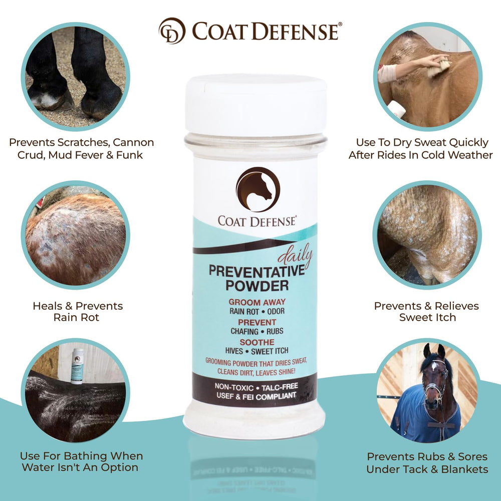 COAT DEFENSE traitement peau sans eau apaise irritations et démangeaisons.