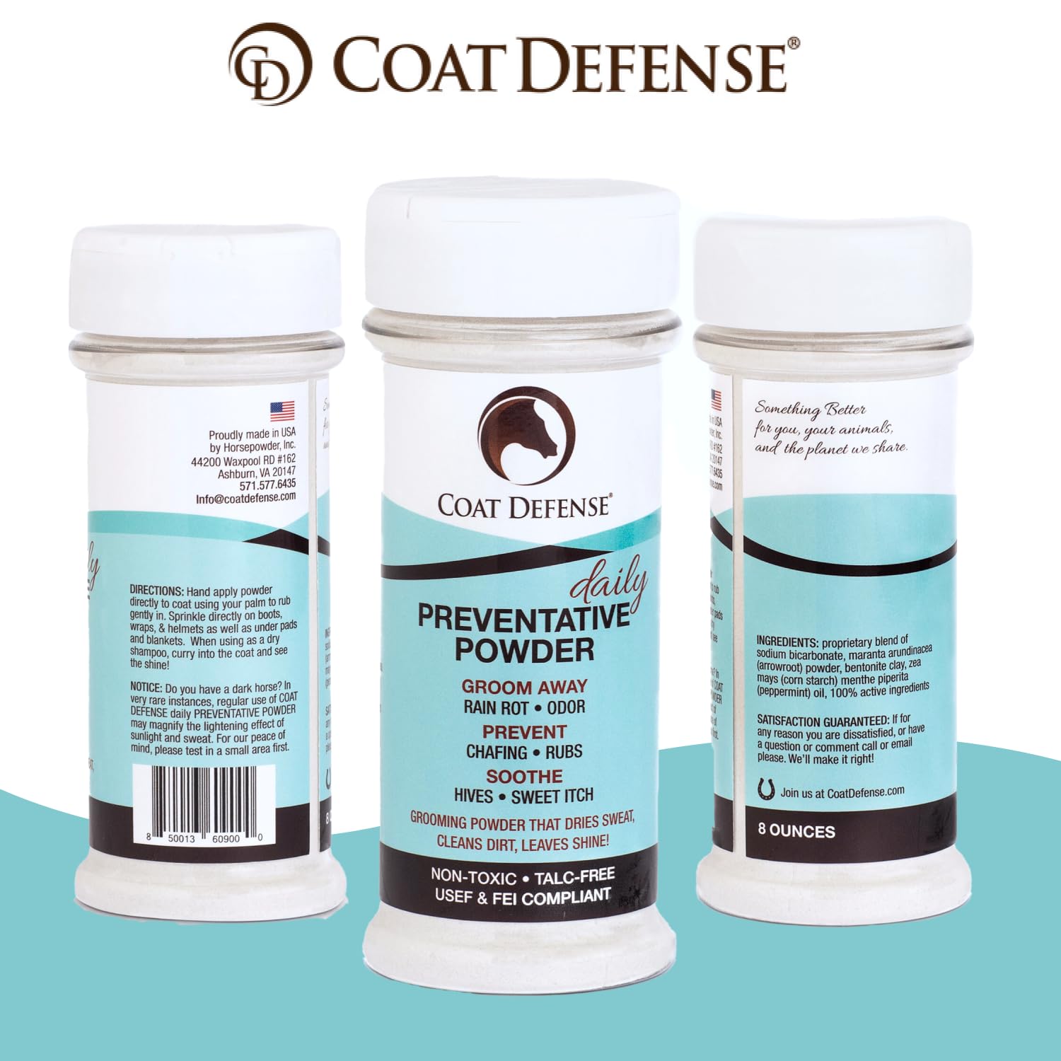 COAT DEFENSE utilisation simple sous couvertures et protections.