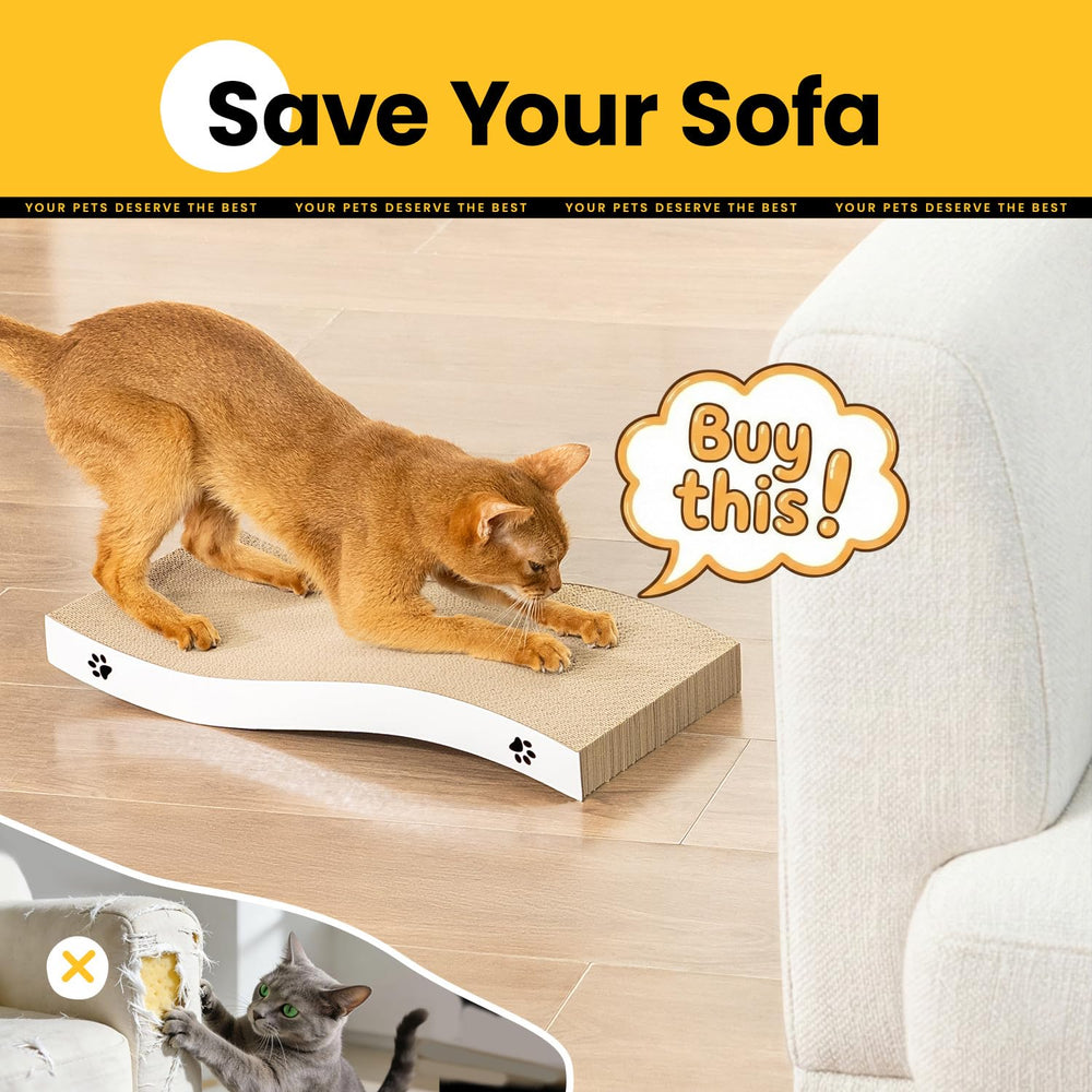 Coching grattoir chaton recto-verso utilisation prolongee grâce à deux faces