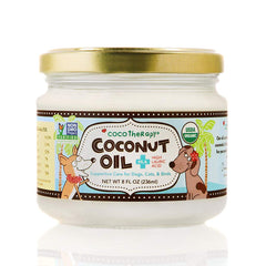 CocoTherapy huile coco pour chien, bouteille, parfum doux et peau saine.