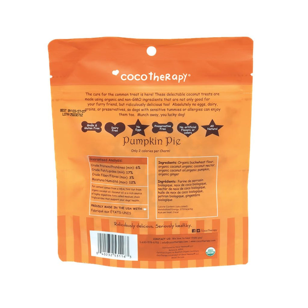 Arôme naturel de potiron, nectar de coco et gingembre pour le palais.
