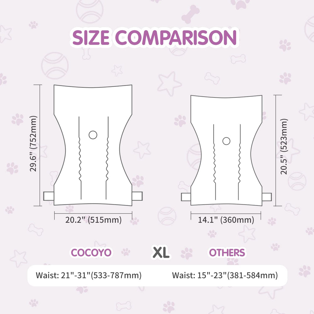 COCOYO couches confort-fit sécurisée avec fermetures ajustables