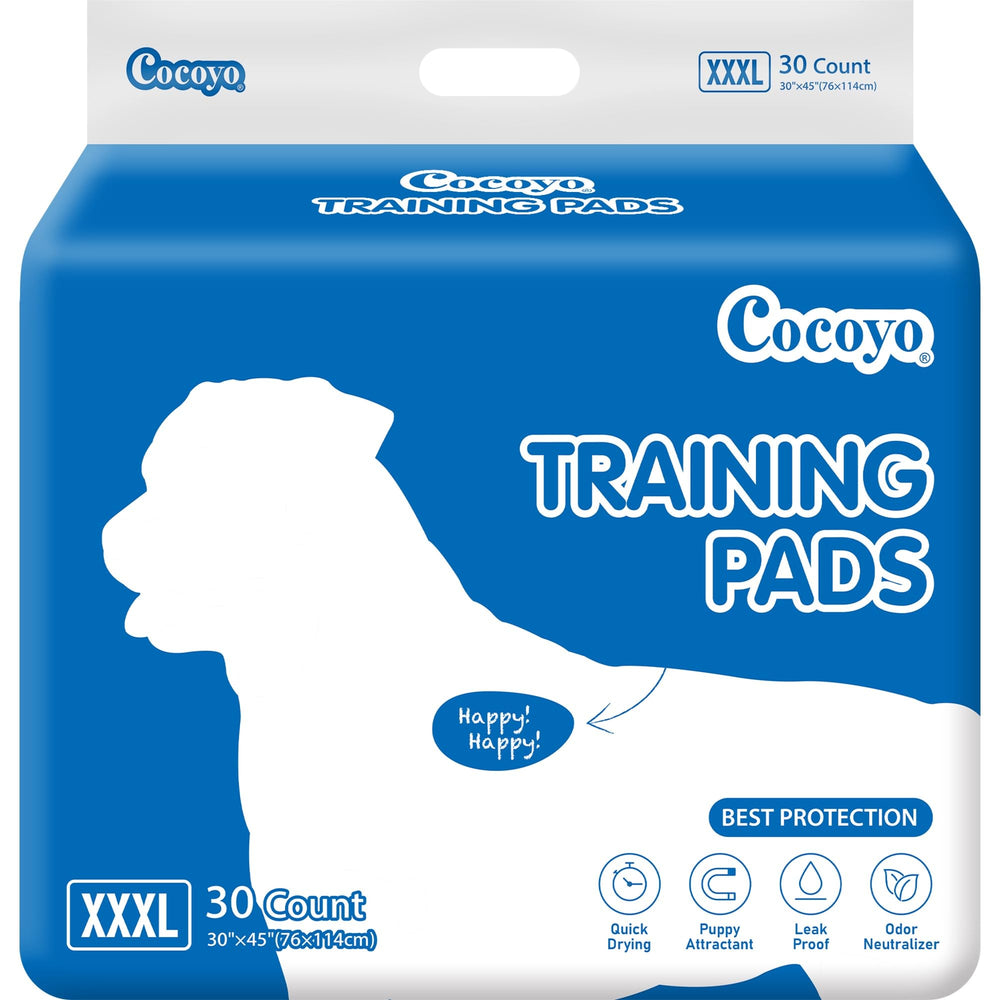 COCOYO tapis d'entraînement XXXL posé dans une caisse pour chiot.