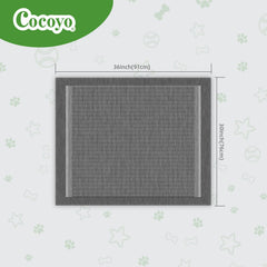 COCOYO tapis d'entraînement, protection anti-fuite renforcée avec rebord