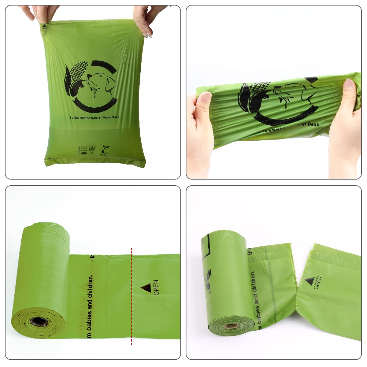 Couleur forest verte des sacs Codirom, discret et écologique.