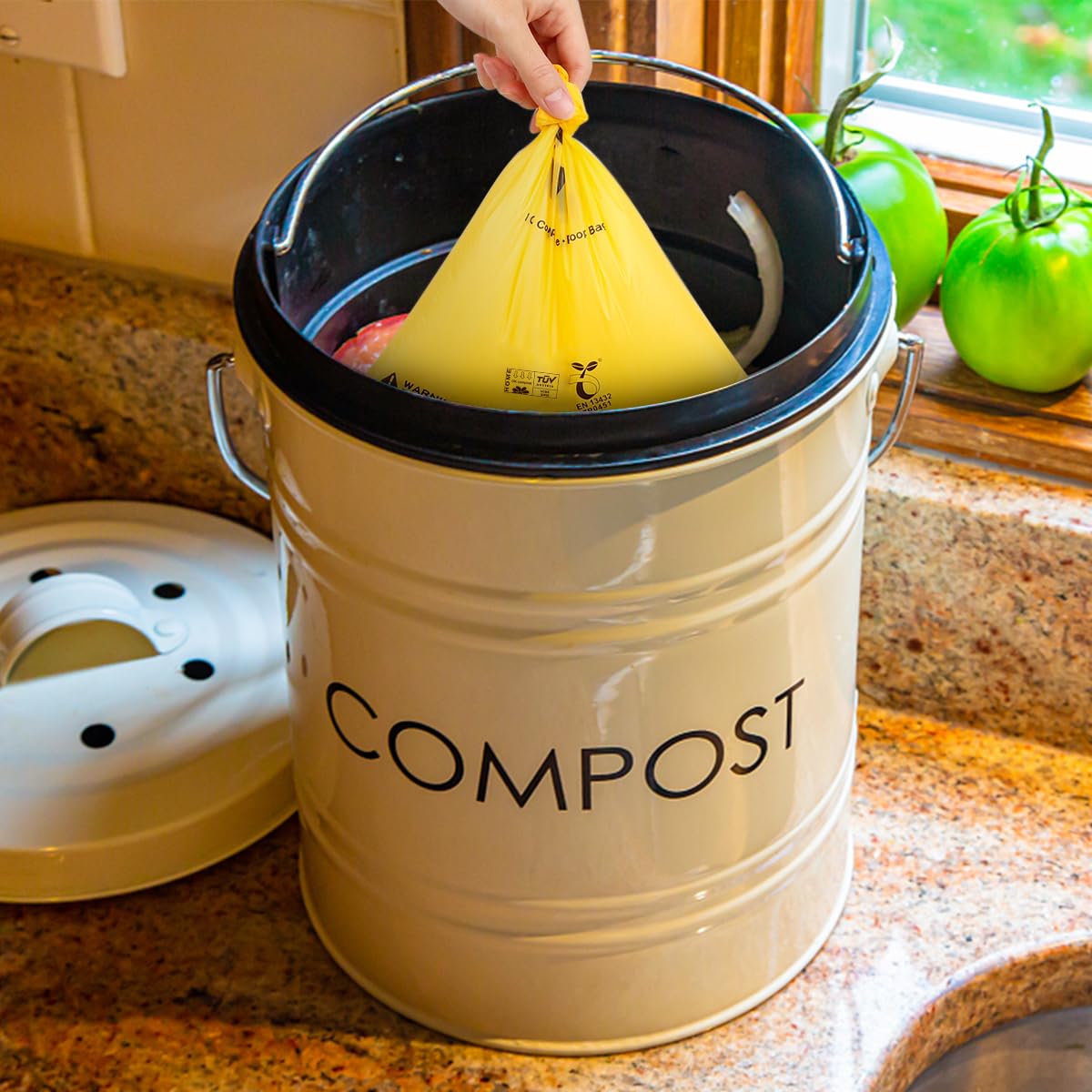 Codirom sacs-poubelle compatibles dispensateur standard, remplissage rapide.