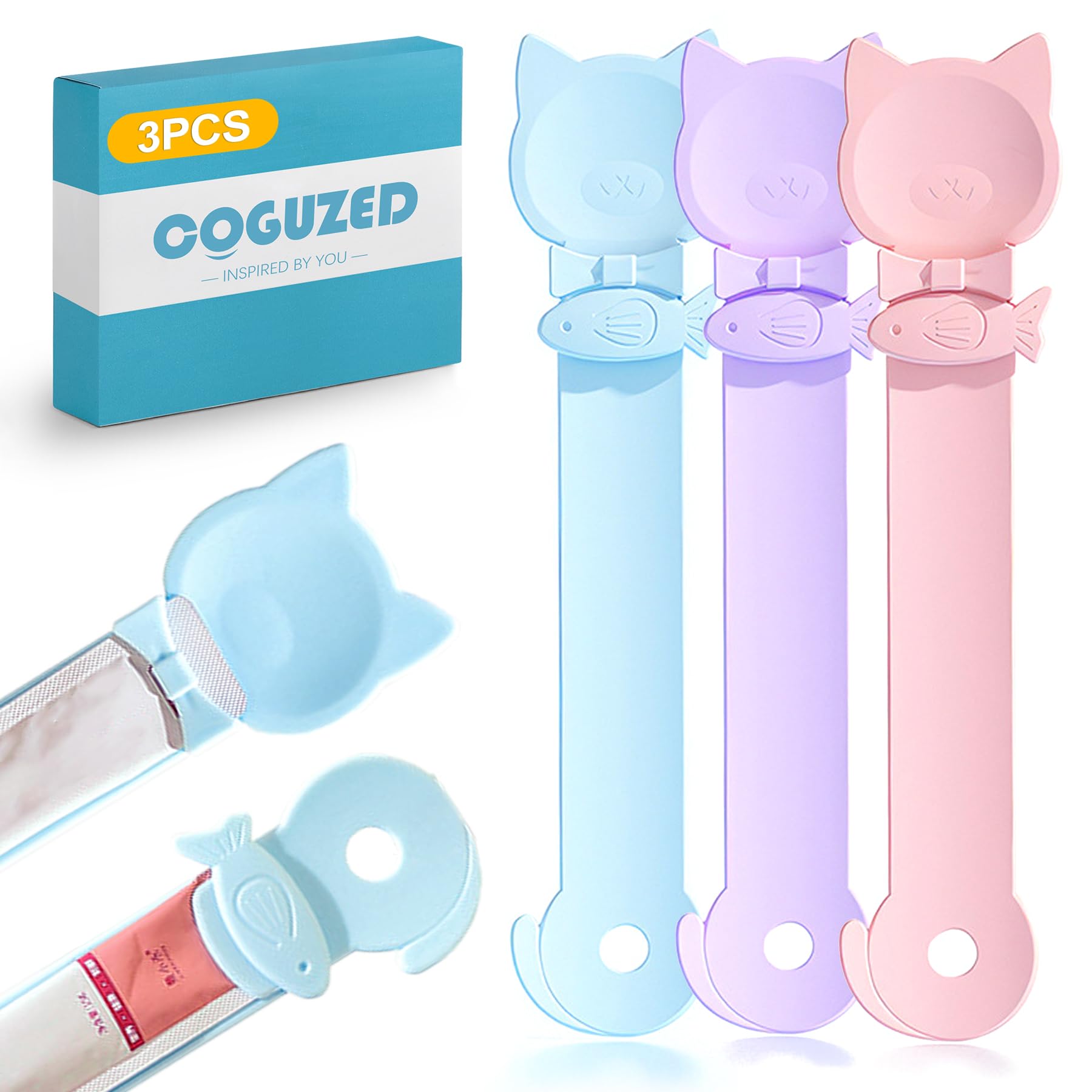 CoguZed ensemble triple: outil dispense-gourmandises chat sans dégâts