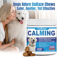 ColEaze friandises apaisantes pour chien – parfaites lors des visites chez le vétérinaire.