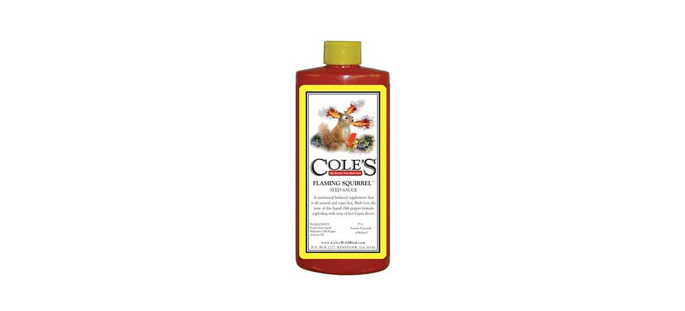 Cole's sauce épicée pour graines d'oiseaux, utilisable sur aliments extérieurs