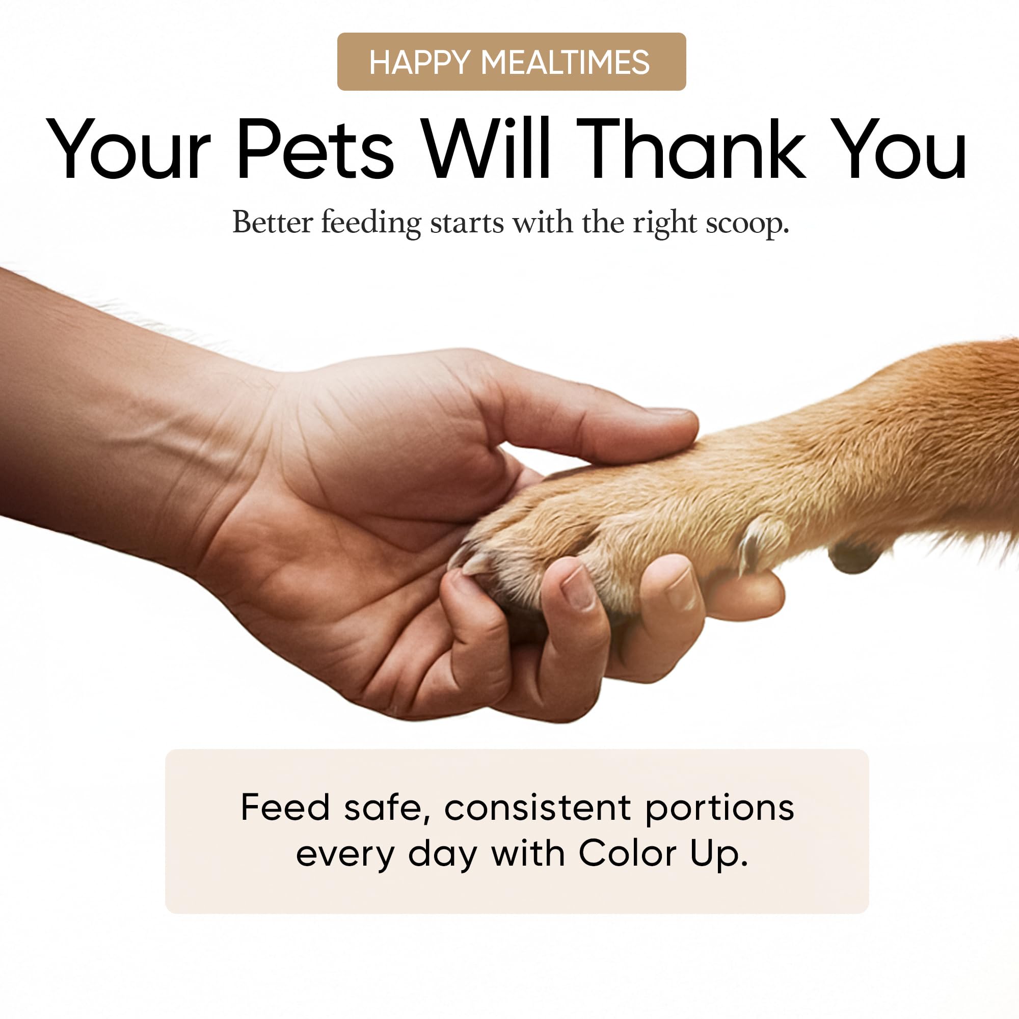 Color Up accessoire pratique pour tous types d'animaux et aliments