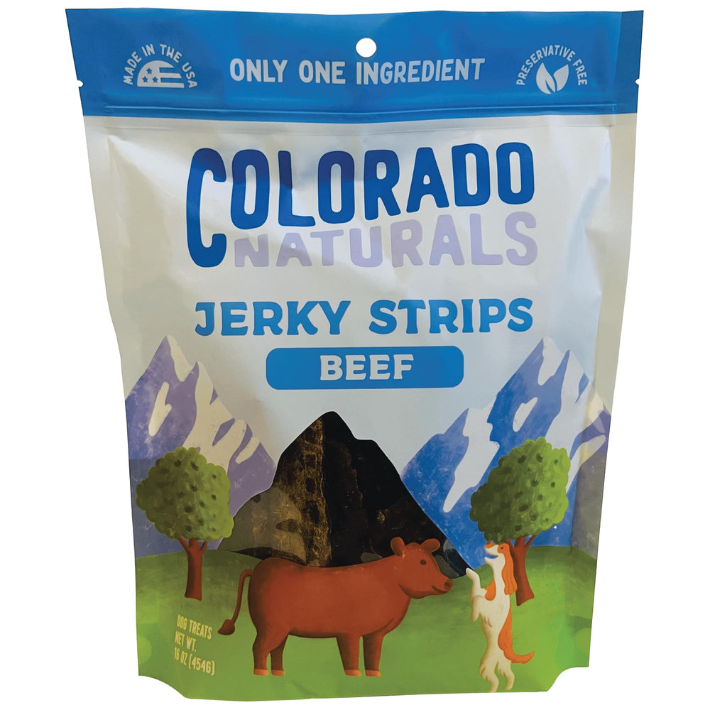 Friandise Colorado Naturals batonnets viande seche chien, parfaite pour l'entraînement.