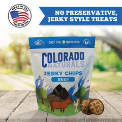 Colorado Naturals Beef Jerky Chips – ingrédients américains pour chiens de qualité