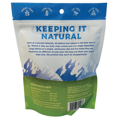 Colorado Naturals Beef Jerky Chips – tranches pour chien, récompense idéale lors des séances
