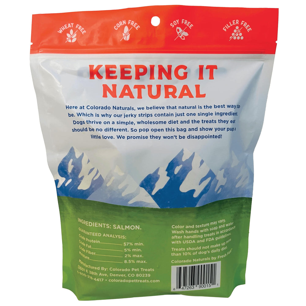 Tranches saumon Colorado Naturals d'épaisseur idéale, riches en Oméga-3 pour le pelage.