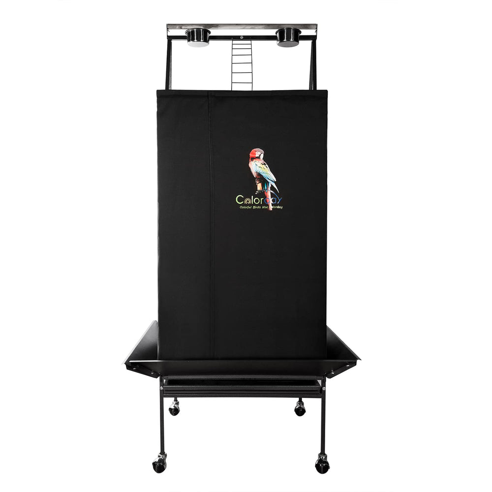Colorday Good Night: housse pour grande cage avec surface de jeu, réduction des distractions nocturnes.