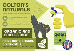 Colton's Naturals périmètre poubelles répulsif pour éloigner les chats
