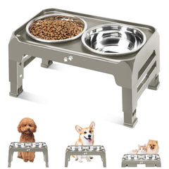 COMESOON gamelle élevée petit chien à 7,5 po, confort amélioré pendant les repas.