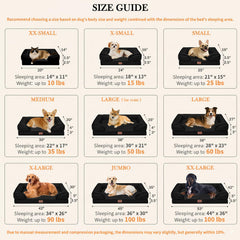 Bordures rembourrées amovibles enveloppant le chien pour plus de sécurité.