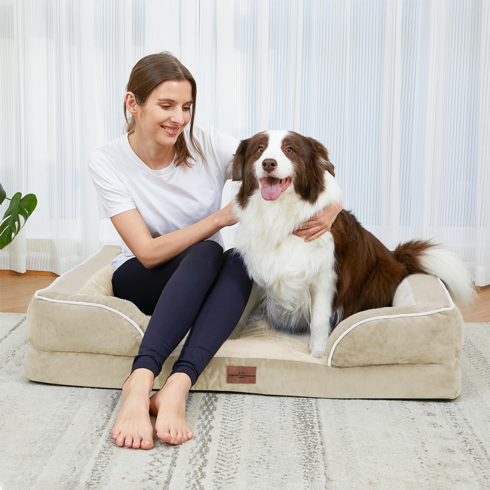 Housse lavable avec fermeture éclair facilite le nettoyage