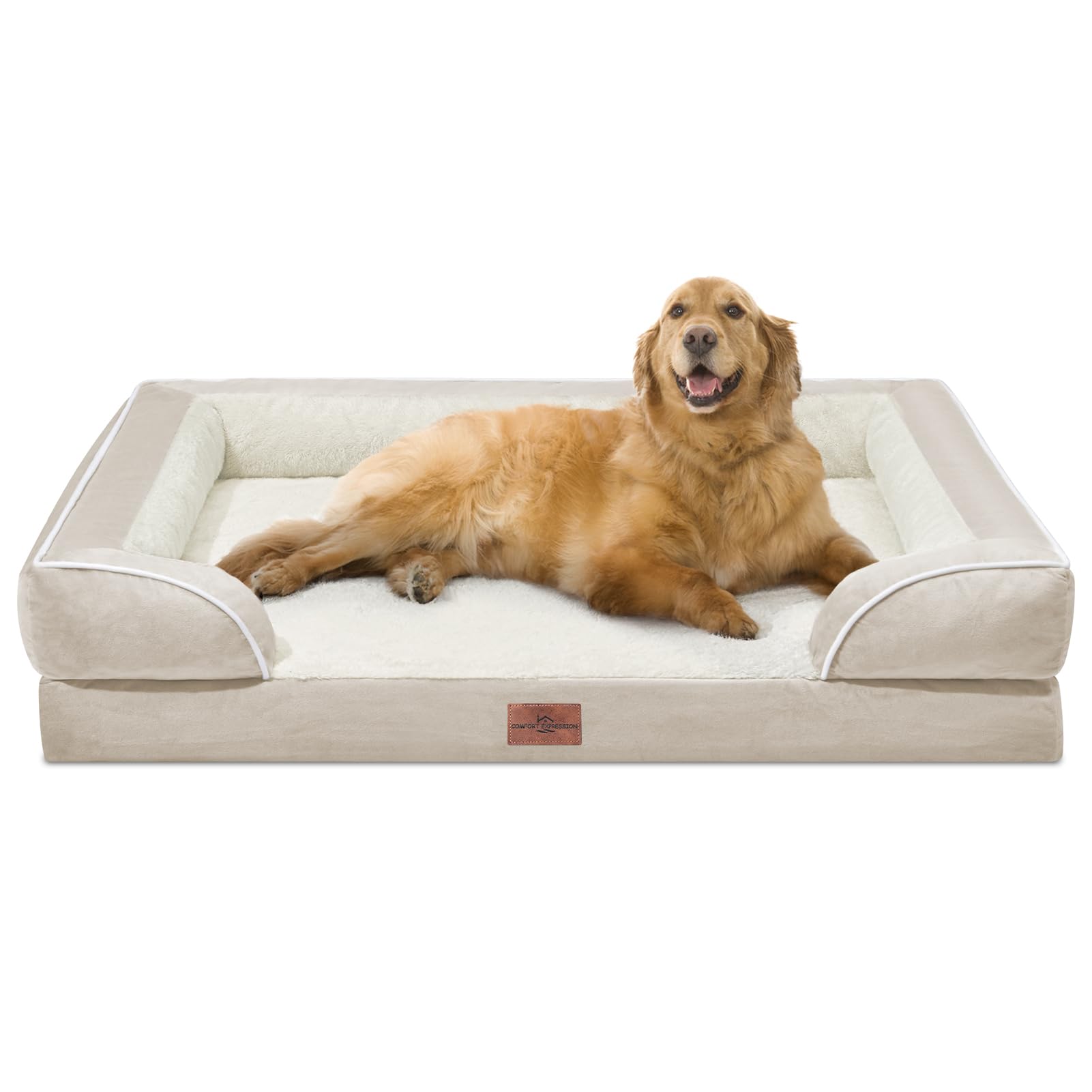 Lit orthopédique Comfort Expression, grand-format 42x30 pour soutien articulations possible