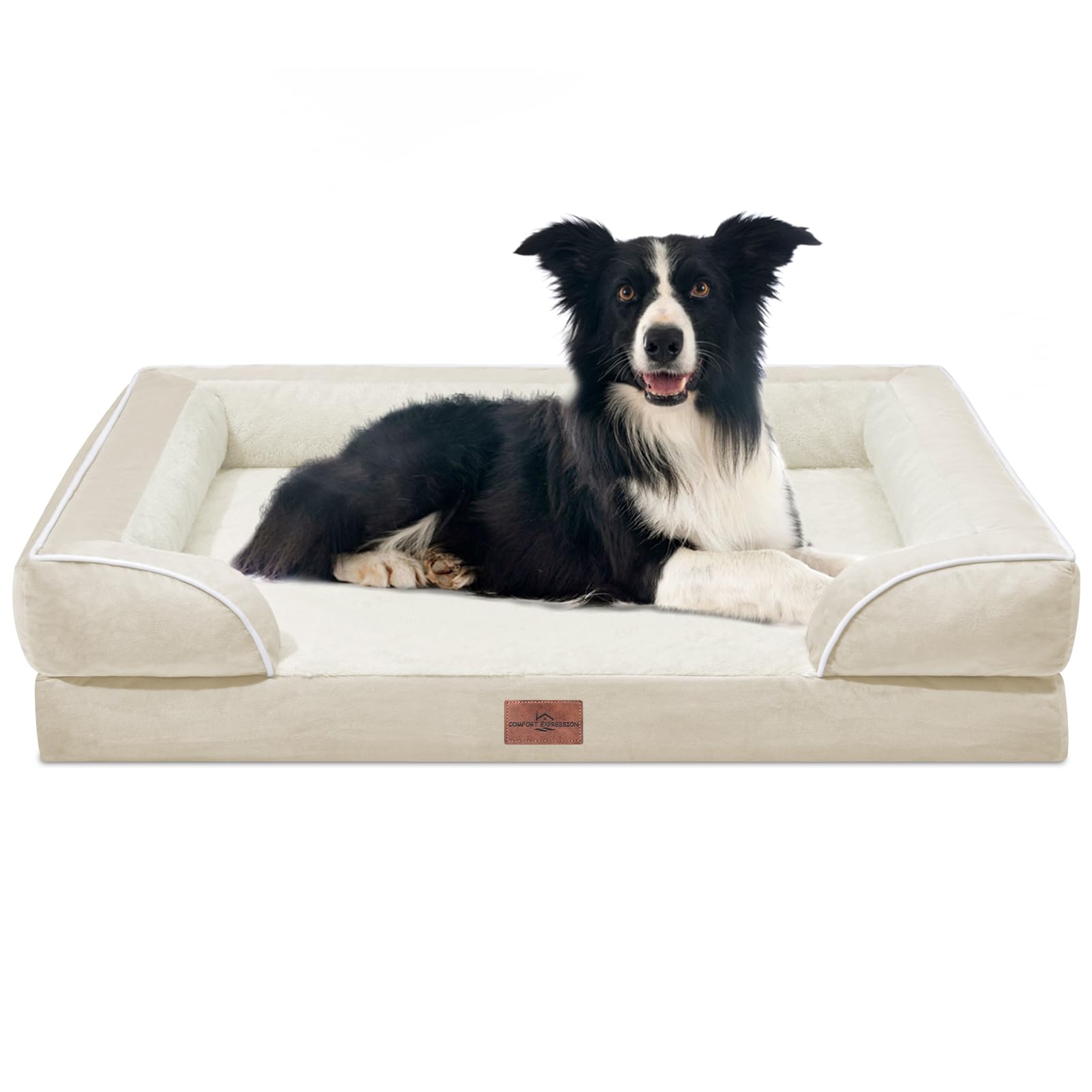 Lit Comfort Expression orthopédique pour chien, soutien des articulations et grand espace