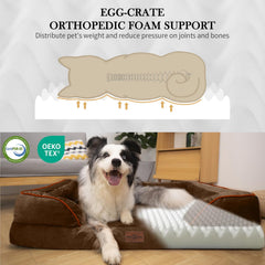 Comfort Expression mousse egg crate offrant un soutien musculaire doux.
