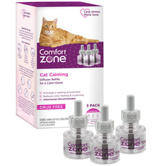 Diffuseur Comfort Zone pour chat, calment l’espace familier et favorisent le bien-être quotidien.