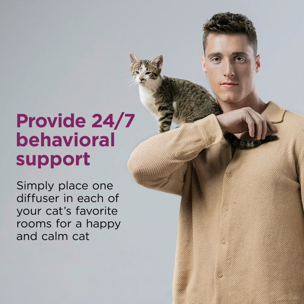 Solution sans médicament Comfort Zone pour le bien-être du chat.