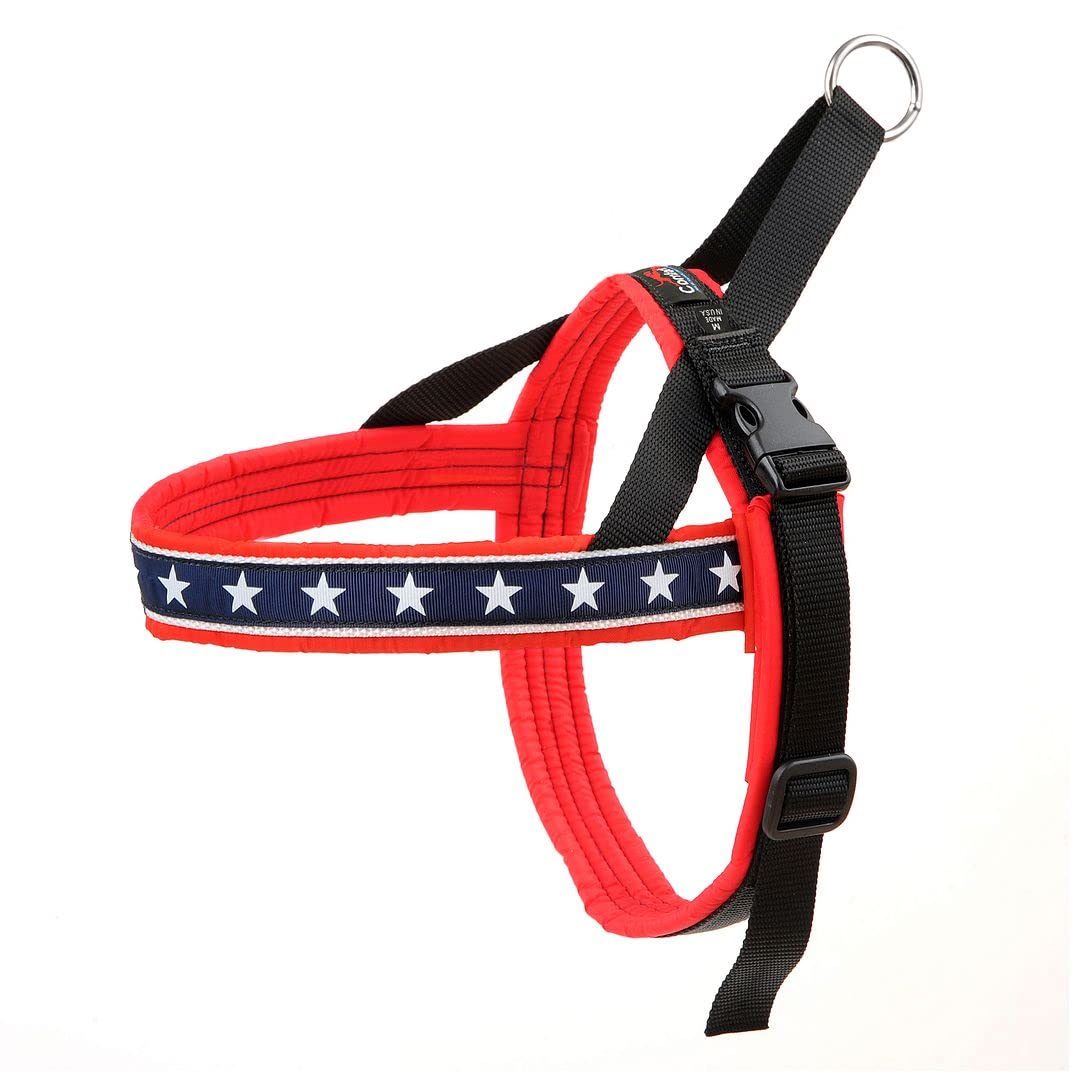 Harnais ComfortFlex patriotique rembourré pour promenades confortables