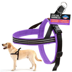 Harnais ComfortFlex Sport sans étranglement, respiration améliorée pendant les promenades.