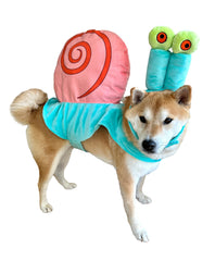Costume de coquille de mer pour chien ComfyCamper, parfait pour Halloween et fêtes.