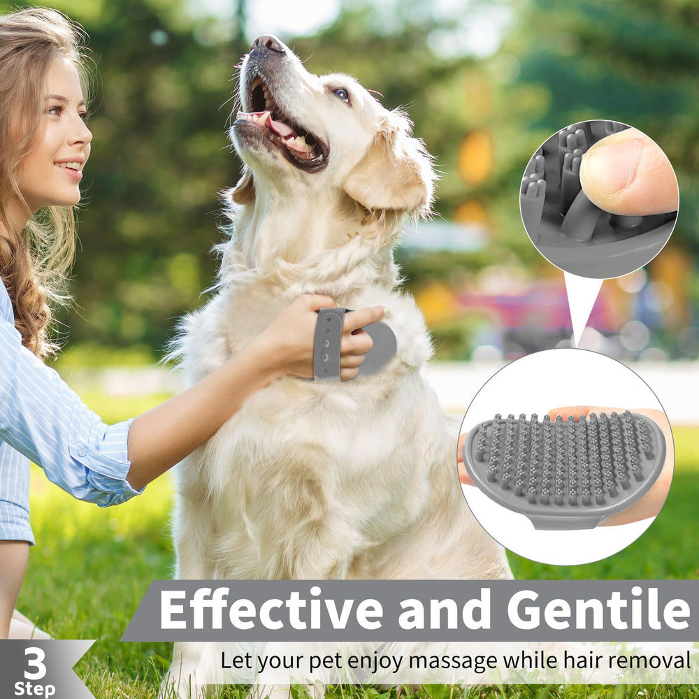 Brosse lavage poils longs Comotech, démêlage facilité.