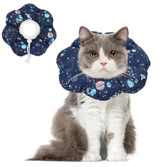 Collier-cone ComSaf doux pour chat, confort et récupération sans stress.
