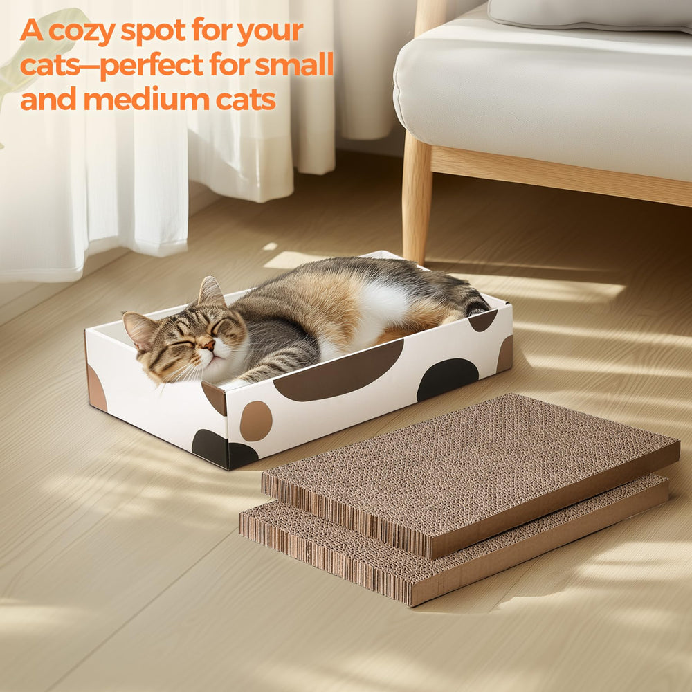 ComSaf grattoir carton ondulé durable pour le griffage quotidien des chats.