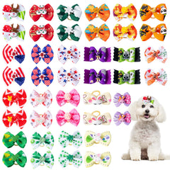 COMSUN noeud-chien Noel: accessoire festifpour photos et balades hivernales.